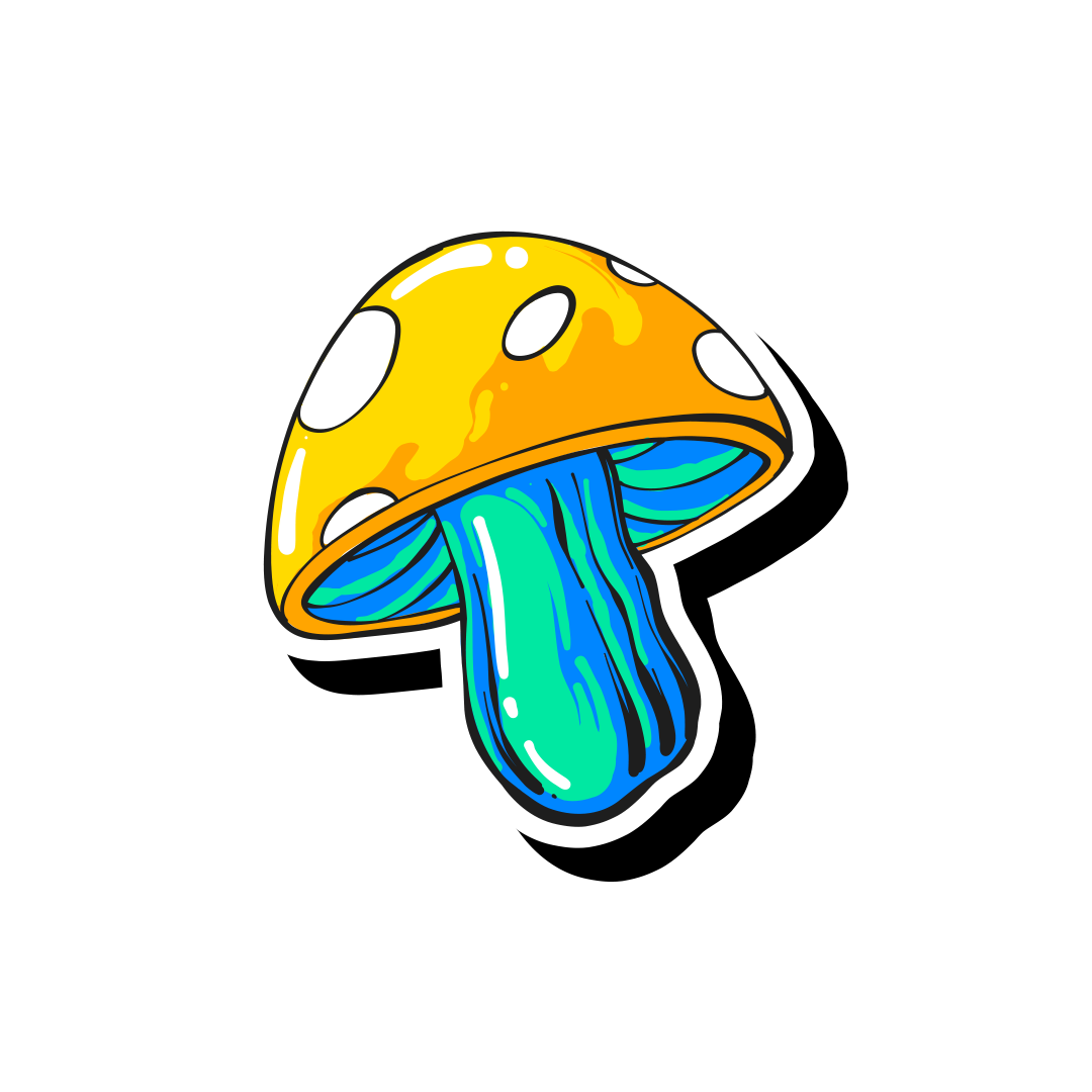 sticker de um cogumelo